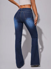 Slant Pocket Bootcut Leg Jeans